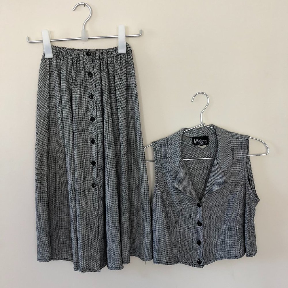 Vintage Matching Top and Skirt
